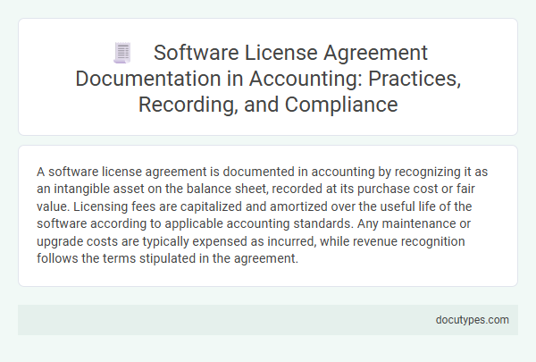 Software License Agreement Documentation in Accounting: Practices, Recording, and Compliance