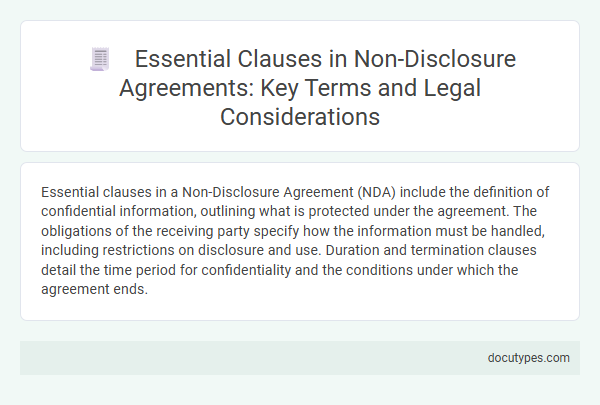 Essential Clauses in Non-Disclosure Agreements: Key Terms and Legal Considerations