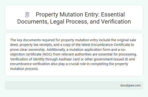 Property Mutation Entry: Essential Documents, Legal Process, and Verification