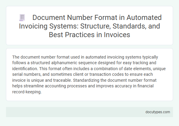 Document Number Format in Automated Invoicing Systems: Structure, Standards, and Best Practices in Invoices