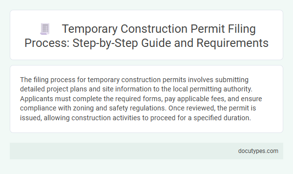 Temporary Construction Permit Filing Process: Step-by-Step Guide and Requirements