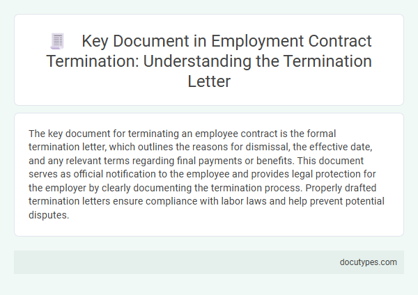 Key Document in Employment Contract Termination: Understanding the Termination Letter