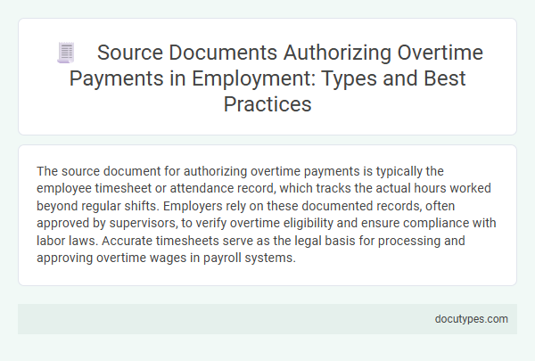 Source Documents Authorizing Overtime Payments in Employment: Types and Best Practices