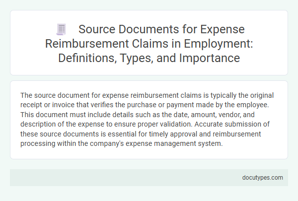 Source Documents for Expense Reimbursement Claims in Employment: Definitions, Types, and Importance