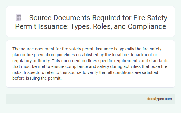 Source Documents Required for Fire Safety Permit Issuance: Types, Roles, and Compliance