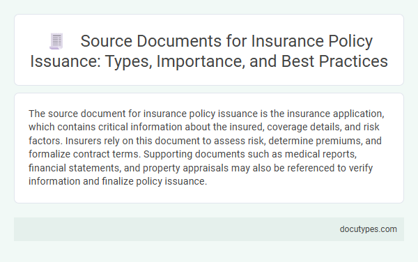 Source Documents for Insurance Policy Issuance: Types, Importance, and Best Practices