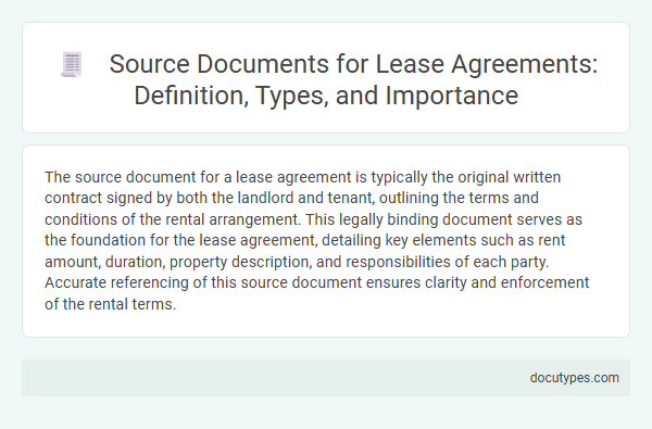 Source Documents for Lease Agreements: Definition, Types, and Importance