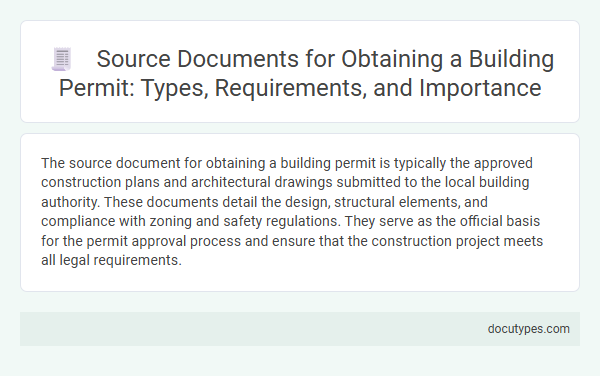 Source Documents for Obtaining a Building Permit: Types, Requirements, and Importance
