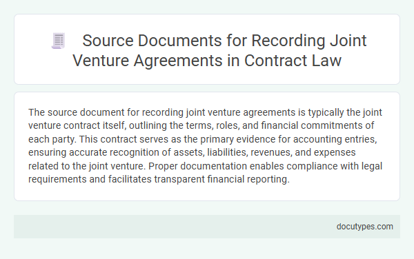 Source Documents for Recording Joint Venture Agreements in Contract Law
