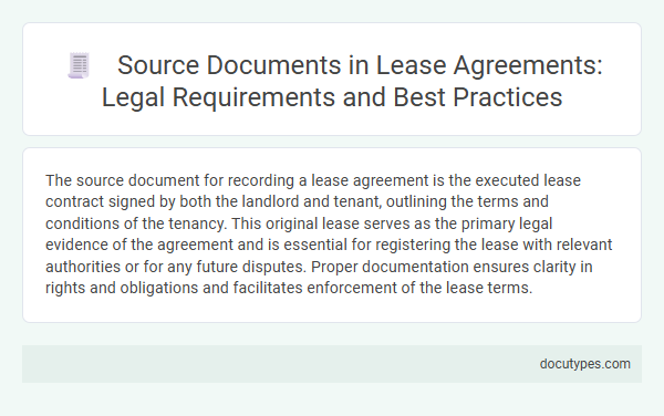 Source Documents in Lease Agreements: Legal Requirements and Best Practices
