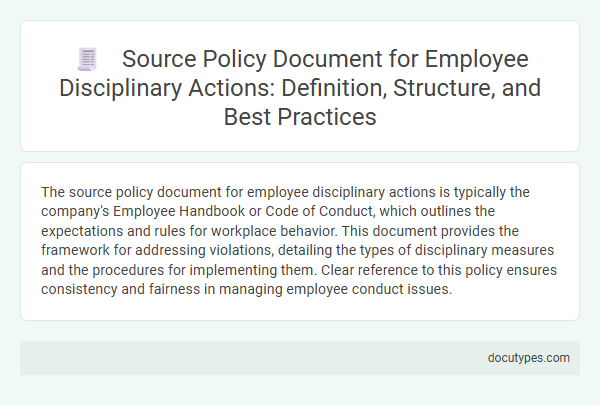 Source Policy Document for Employee Disciplinary Actions: Definition, Structure, and Best Practices