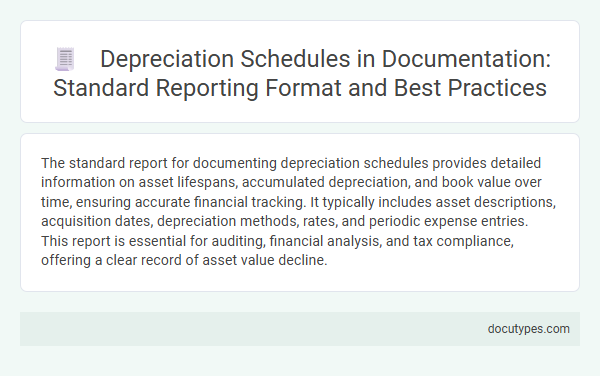 Depreciation Schedules in Documentation: Standard Reporting Format and Best Practices