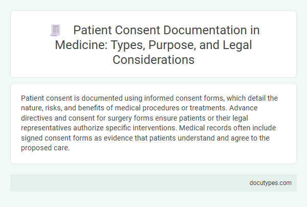 Patient Consent Documentation in Medicine: Types, Purpose, and Legal Considerations