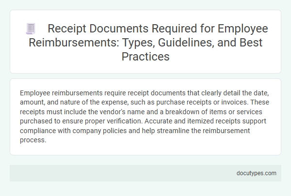 Receipt Documents Required for Employee Reimbursements: Types, Guidelines, and Best Practices