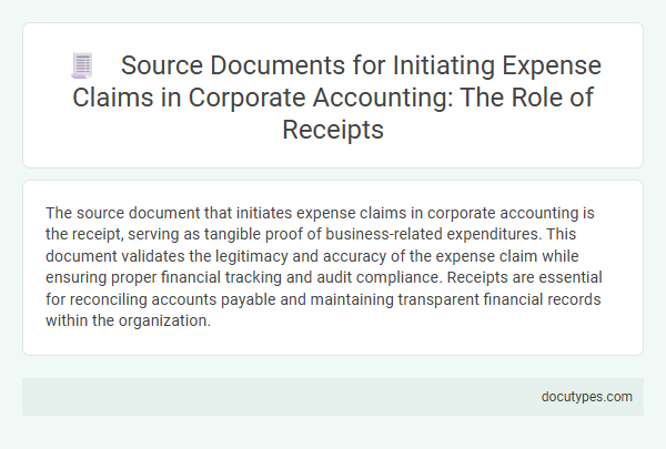 Source Documents for Initiating Expense Claims in Corporate Accounting: The Role of Receipts