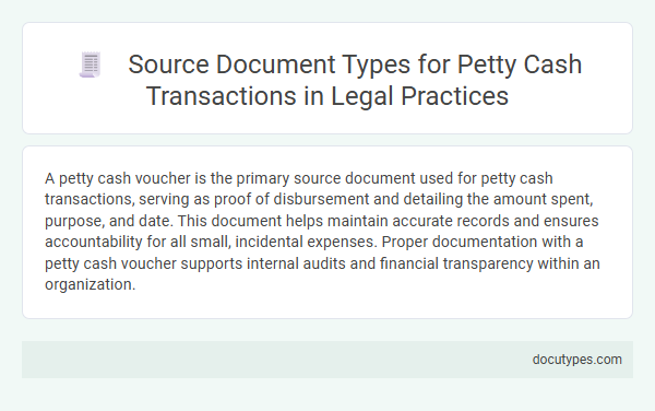 Source Document Types for Petty Cash Transactions in Legal Practices