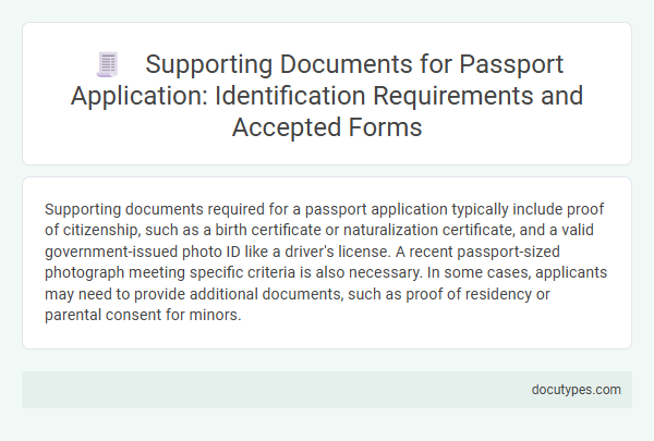 Supporting Documents for Passport Application: Identification Requirements and Accepted Forms