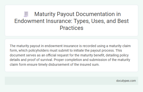 Maturity Payout Documentation in Endowment Insurance: Types, Uses, and Best Practices
