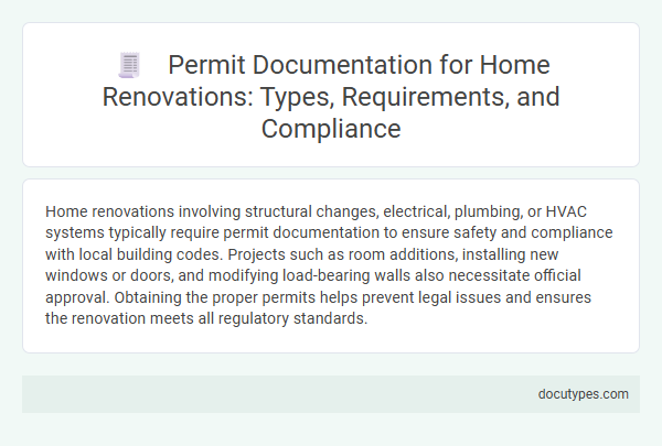Permit Documentation for Home Renovations: Types, Requirements, and Compliance