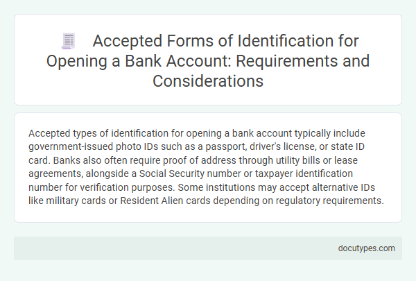 Accepted Forms of Identification for Opening a Bank Account: Requirements and Considerations