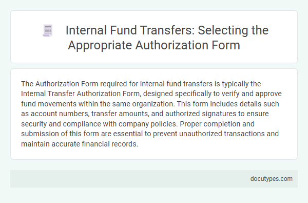 Internal Fund Transfers: Selecting the Appropriate Authorization Form