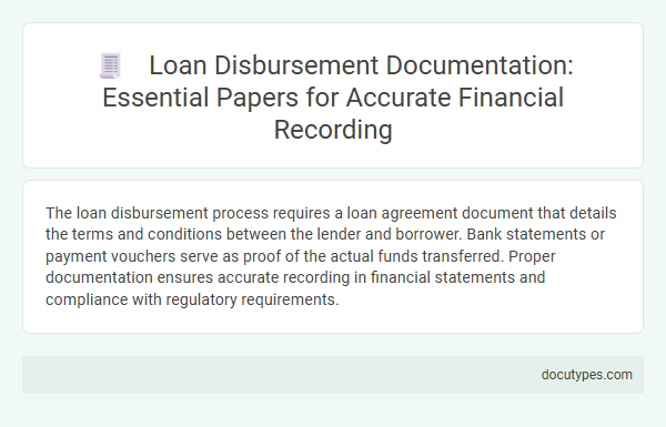 Loan Disbursement Documentation: Essential Papers for Accurate Financial Recording