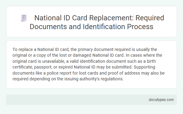 National ID Card Replacement: Required Documents and Identification Process