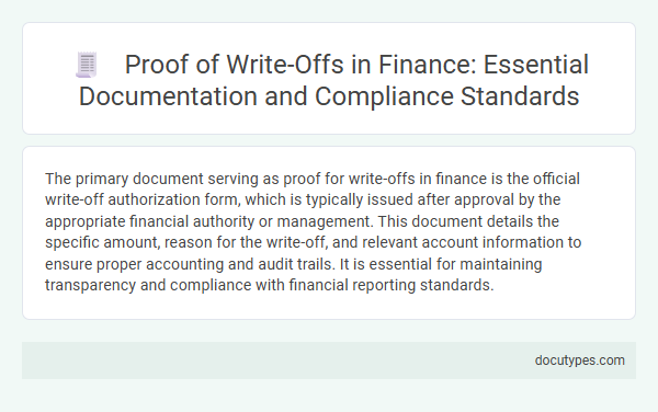 Proof of Write-Offs in Finance: Essential Documentation and Compliance Standards