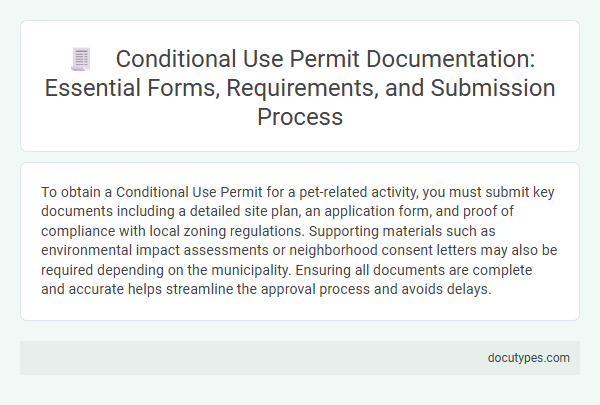 Conditional Use Permit Documentation: Essential Forms, Requirements, and Submission Process