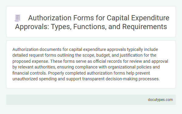 Authorization Forms for Capital Expenditure Approvals: Types, Functions, and Requirements