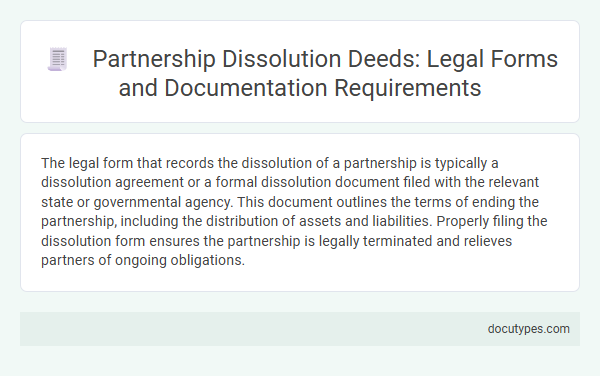 Partnership Dissolution Deeds: Legal Forms and Documentation Requirements