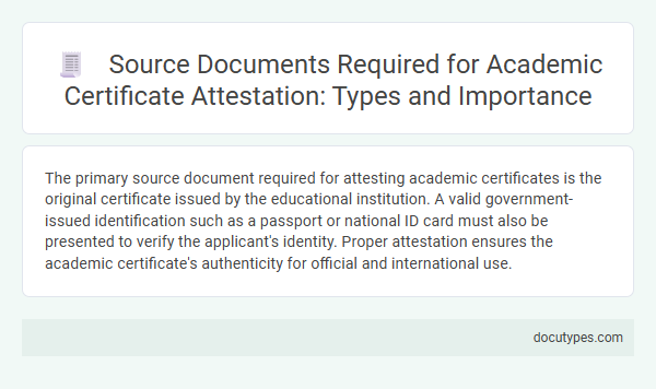 Source Documents Required for Academic Certificate Attestation: Types and Importance