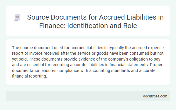 Source Documents for Accrued Liabilities in Finance: Identification and Role