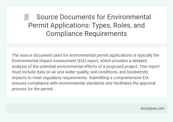 Source Documents for Environmental Permit Applications: Types, Roles, and Compliance Requirements