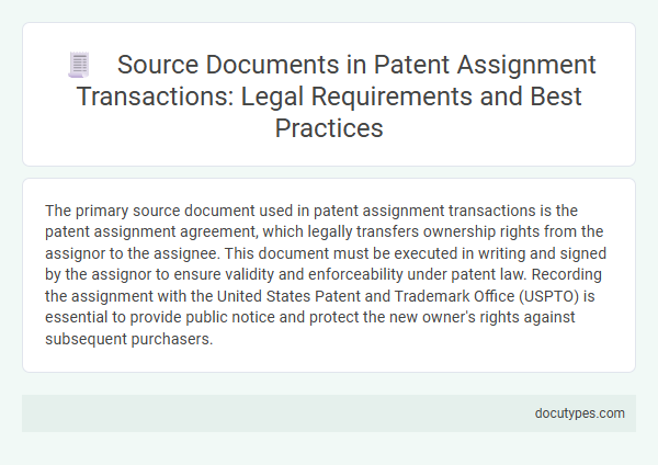 Source Documents in Patent Assignment Transactions: Legal Requirements and Best Practices