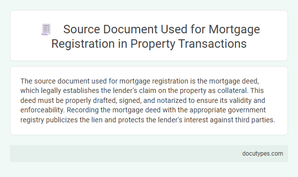 Source Document Used for Mortgage Registration in Property Transactions
