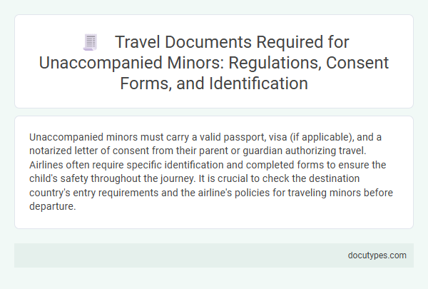Travel Documents Required for Unaccompanied Minors: Regulations, Consent Forms, and Identification
