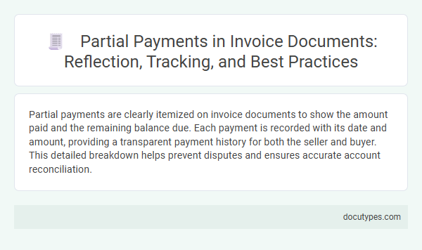 Partial Payments in Invoice Documents: Reflection, Tracking, and Best Practices