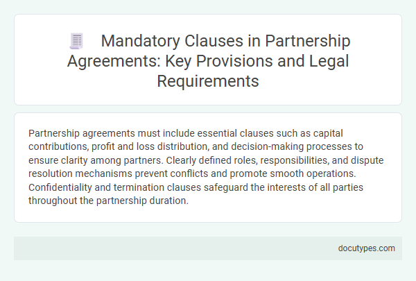 Mandatory Clauses in Partnership Agreements: Key Provisions and Legal Requirements