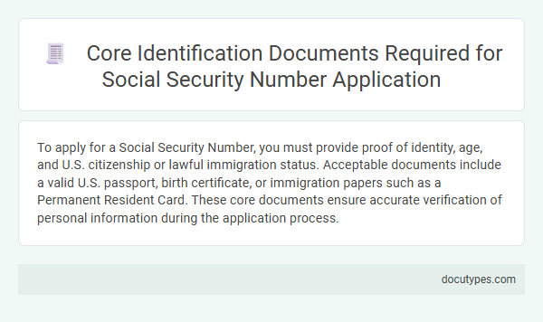 Core Identification Documents Required for Social Security Number Application