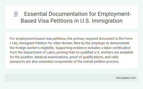 Essential Documentation for Employment-Based Visa Petitions in U.S. Immigration
