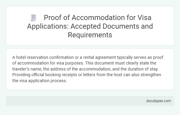 Proof of Accommodation for Visa Applications: Accepted Documents and Requirements