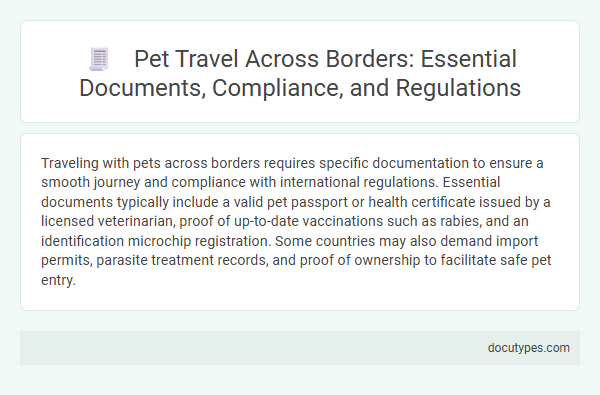 Pet Travel Across Borders: Essential Documents, Compliance, and Regulations