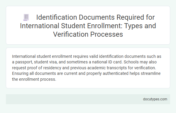 Identification Documents Required for International Student Enrollment: Types and Verification Processes