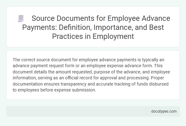 Source Documents for Employee Advance Payments: Definition, Importance, and Best Practices in Employment