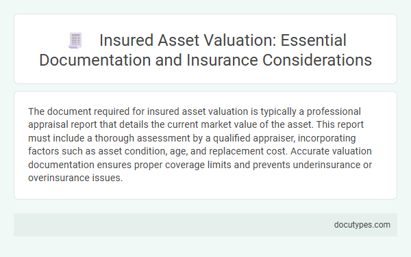 Insured Asset Valuation: Essential Documentation and Insurance Considerations