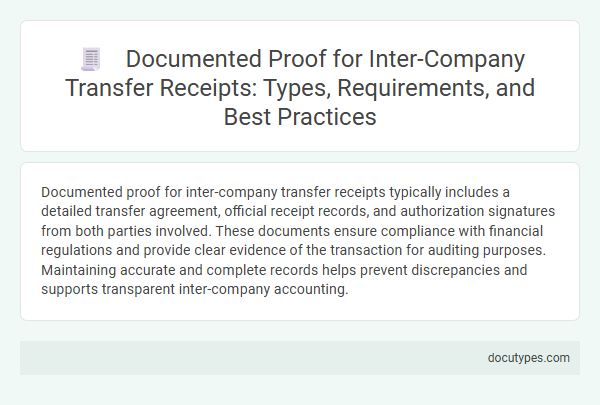 Documented Proof for Inter-Company Transfer Receipts: Types, Requirements, and Best Practices
