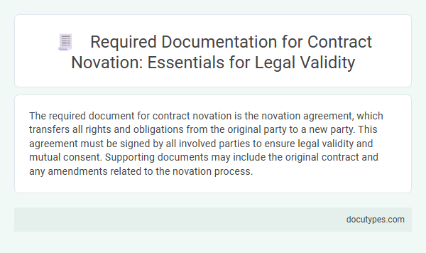 Required Documentation for Contract Novation: Essentials for Legal Validity
