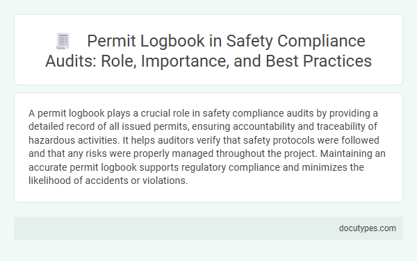 Permit Logbook in Safety Compliance Audits: Role, Importance, and Best Practices