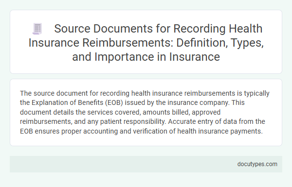 Source Documents for Recording Health Insurance Reimbursements: Definition, Types, and Importance in Insurance
